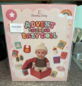 Eleanores Diary E031 Christmas Door Advent Calendar Baby Doll Set 24 Accessories