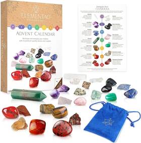 Elementao 810070621421 Advent Calendar 2024 - Crystals And Healing Stones Christmas Multicolor