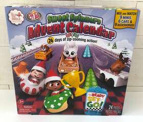 Bp022115 Elf On The Shelf Sweet Spinners 24 Piece Advent Calendar Christmas Countdown New