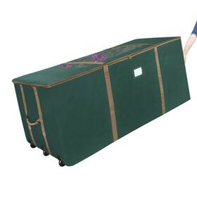 1049greenelfultimate Elf Stor Green Rolling Christmas Tree Storage Duffel Bag With Window For 9 Ft
