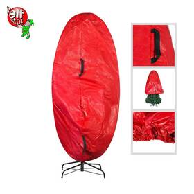 1532 Elf Stor 193420009132 Red Heavy Duty Christmas Tree Storage Bag Up To 4.5 Ft Small Trees