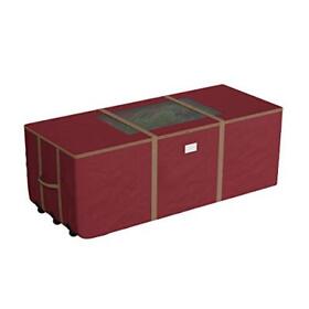 83-dt5172 Elf Stor Premium Red Rolling Duffle Style Christmas Storage