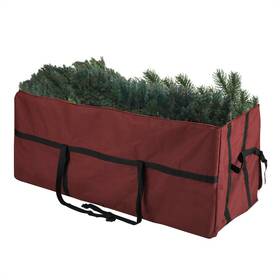 D630110 Elf Stor Christmas Tree Storage Bag For Storing 6-foot Artificial Trees Burgundy