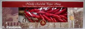 Enchanted Forest 018277473434 Novelty Red Hot Chili Pepper Cluster Swag Lights 14 Inch Christmas Southwest Decor