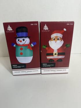 Enchanted Forest 191245195719 Inflatable Christmas Santa Indoor Tabletop 22 Inch Tall Usb/battery