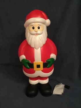 Mo117428 Enchanted Forest 24 Inch Lighted Blow Mold Santa Claus Outdoor Holiday Christmas