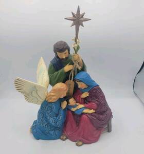 6004815 Enesco Jim Shore Inch Child Of Grace Holy Family Nativity Jesus Christmas Figurine 11