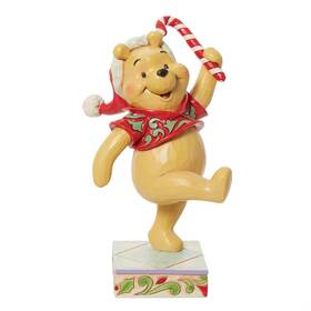 6013062 Enesco Disney Traditions Winnie The Pooh Christmas Sweetie Figurine 5.5 Inch