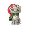 6004295 Enesco Jim Shore Heartwood Creek Mini Christmas Kitten