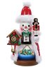 Es1996 Steinbach Volkskunst Gmbh German Snowman Wooden Christmas Nutcracker 086131375644