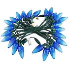 Eusmaxc925bl Commercial Grade String Lights Big Led Christmas Outdoor Blue Leds