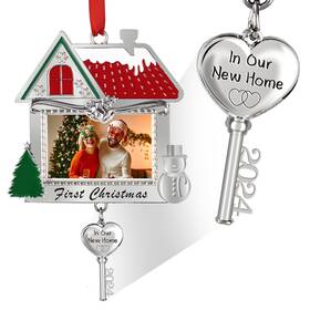 Eva Murmure 782905698307 Our First Christmas In New Home Photo Ornament 2024 - House War