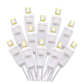 Erin-50 Ever-rich Industrial Co Ltd Erin-50/2 Ul Listed 17ft 50 Count Mini Led Christmas Lights 17ft-50-white Wire Warm White