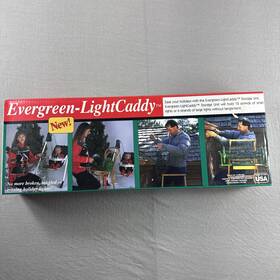 961205 Evergreen 637641961201 Light Caddy Christmas Storage Unit Xmas Holiday Made In Usa New