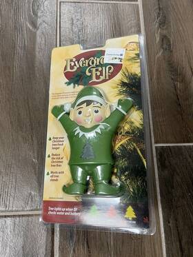 Evergreen Elf 868156000301 Christmas Tree Water Level Alert Gives Audio Visual