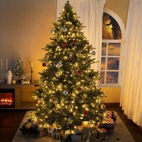 3661 Fa Yang Lighting Hk Limited 099312134206 Cynthia 7.5ft Prelit Aritificial Christmas Tree With Branch Tips 800 Warm