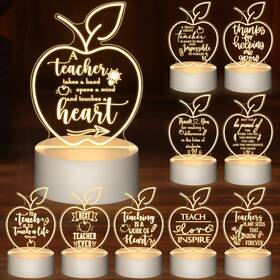 Fm-fabbay-314 Fabbay 10 Pcs Christmas Teacher Appreciation Gifts In Bulk Engraved Acrylic N