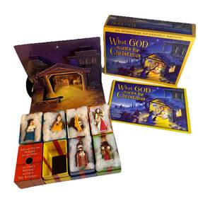 9026 Familylife What God Wants For Christmas An Interactive Kid-friendly Nativity - Complete