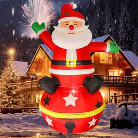 Fas-inble036 Fanshunlite 8ft Christmas Giant Inflatable Led Light Large Blow Up Yard Decorations For H