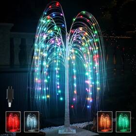 Ves2959 Fanshunlite 5ft Willow Tree Led Lighted Fairy String Decor For Halloween Xmas