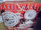 Farberware White Christmas 50 Pc Service For 8 Nib 391 715512391507