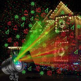 Feibao 608571250192 Inch Christmas Lights Projector Outdoor Waterproof Laser With Re