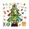 Jy-tatuo-3598 Felt Christmas Tree For Kids Diy 3.26 Ft With 33 Pieces