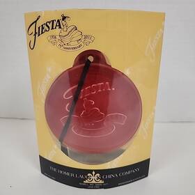 Fiesta 042648374754 Fiestaware - Scarlet Christmas Ornament 2011 75th Anniversary New
