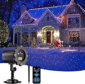 Yqjg0001 Fliti Laser Christmas Projector Lights Outdoor Waterproof Decorations Mo
