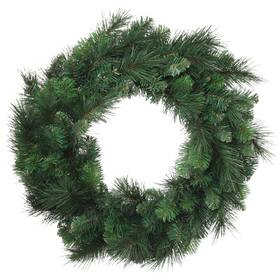 Awf2812xx-1pc Floral Home 24 Inch Artificial Evergreen Christmas Wreath Indoor Outdoor
