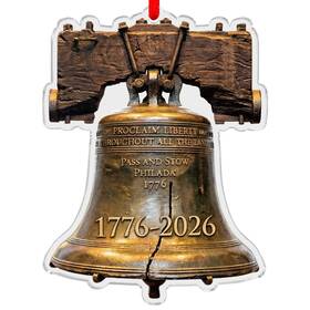 Flyab C260318456 Usa 250th Anniversary Ornaments Acrylic 2d Patriotic For Christmas Tre
