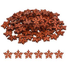 Zv8yyz48003ww8vx1685is1cx Fomiyes Christmas Snowflake Buttons 100pcs Xmas Wooden Diy 18mm Crafts Snowfl