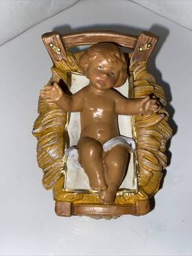 Fontanini 089945725131 Christmas Baby Jesus The House Of Made In Italy New Box Brown