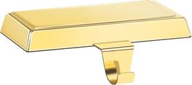 S-sdgg-dz-gld-1-fo Fowecelt Christmas Stocking Holders Metal Fireplace Hooks Gold