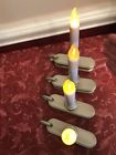 Fpc1525 Carlon Single Tier Holiday Window Candle Amber Flame Battery