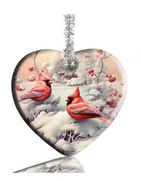 Gewot-ty5 Fqjns Ceramic Ornament Christmas Ornaments Holidays Creative Heart Porcel