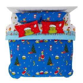 6d6968 Franco Grinch By Dr. Seuss Holiday And Christmas Bedding Super Soft Comforter A