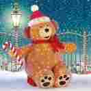Ft 7 Led Fabric Sitting Bear 5408381659957