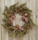 Ft10343 Cwi Rustic Pine Wreath