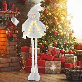 230328 Fujiansheng Large Christmas Standing Snowman Plush Decorations Lights Stuffed Doll