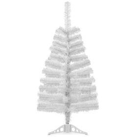 Fushenmu 768420514223 3ft White Artificial Christmas Tree Tabletop Pine With Pvc Sta