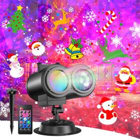 Fussion 767119731507 Christmas Projector Lights Outdoor 29 Effects Holiday Li