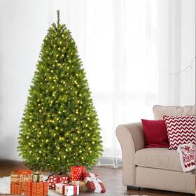 Ydhjt-450 Fx Statree 6ft Full Pvc Artificial Christmas Fir Tree 1460 Branch Tips Pre-lit With 450