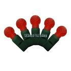 G12-50-r Private Label Red Led Lights Christmas
