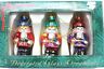G95146 Holiday Time Set Of Decorated Glass Hanging Christmas 605388987013