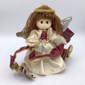 Ganz 065810904283 Special Lil Angel Wind Up Music Vtg 1993 Joy To The World 8 Inch Christmas Doll