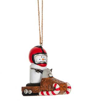 Mx187031 Ganz Smores Snowmobile Graham Cracker Sled Christmas Holiday Ornament