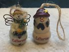 Ganz Snowman Angel Ornament Personalized Catherine Set Of