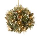 Gb1-300-12k-b1 National Tree Company Artificial Glittery Bristle Pine Kissing Ball Christmas