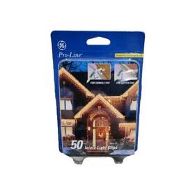 Ge 087449832010 2003 Vtg Pro-line Icicle Light Clips 50 Count New Sealed Christmas String